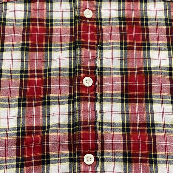 Carhartt Shirt Mens Large Red Plaid Button-Up Cotton Western Workwear Lumberjack - Picture 4 of 10